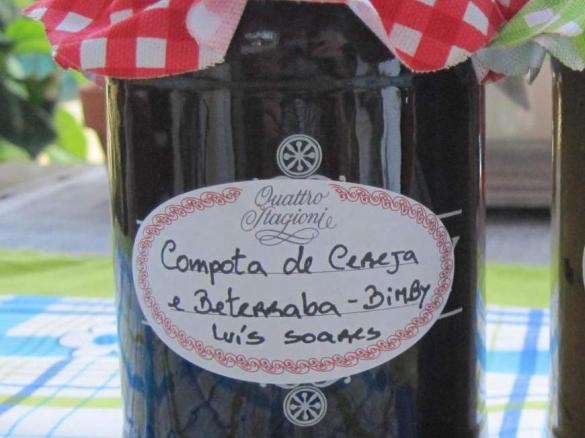 Compota de Cereja e Beterraba