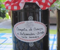 Compota de Cereja e Beterraba