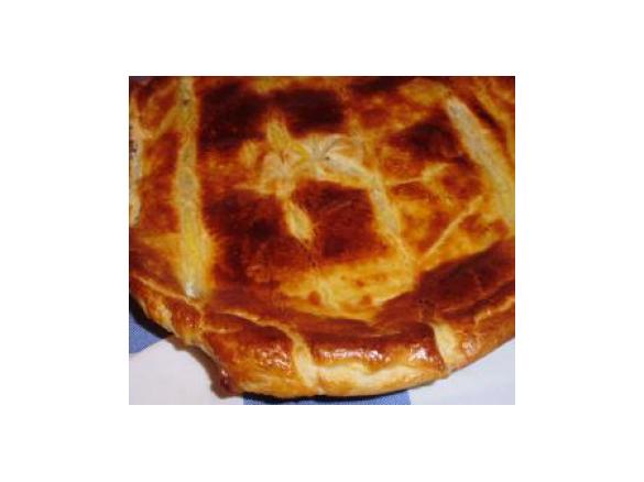 Pie de frango e alho francês