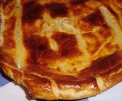 Pie de frango e alho francês