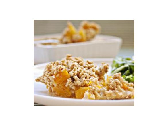 Crumble Salgado de Abóbora e Batata-Doce