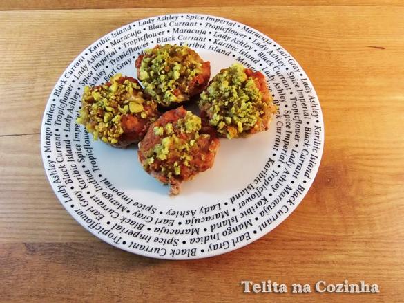 muffins de rolo de carne