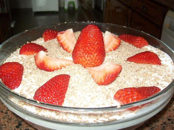 Sobremesa de morango