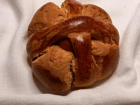 Folar de erva doce e canela - receita adaptada da La Dolce Rita à Bimby