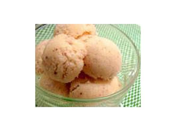 Gelado de pêssego