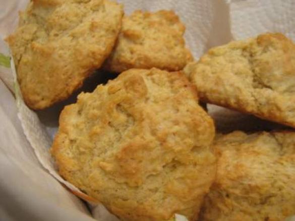 Scones de Cenoura e pêra para bébé
