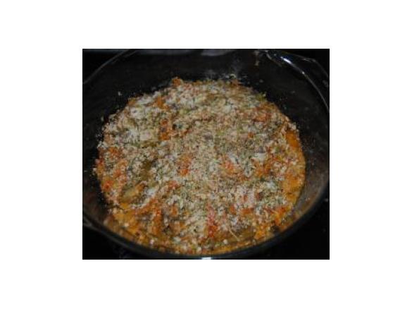 Estufado de quiabos gratinado