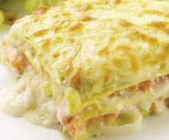 Lasanha de Salmão Fumado