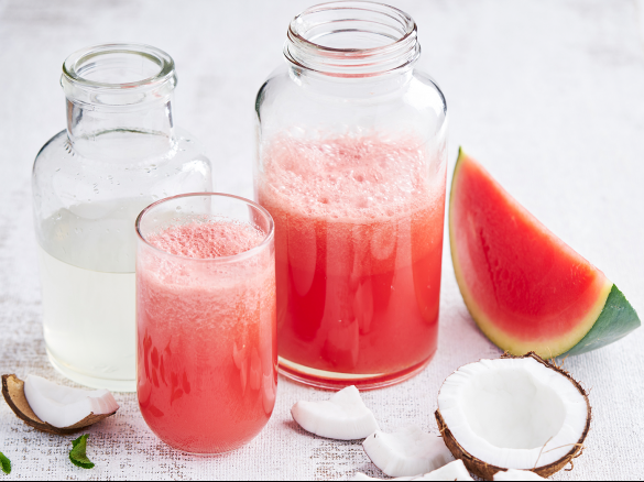 ÁGUA DE COCO COM MELANCIA