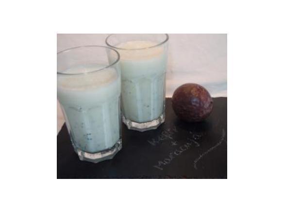 Batido de kefir e maracujá
