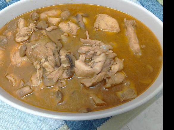 Frango com Cerveja e Sopa de cebola
