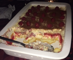 Tiramisu de framboesas