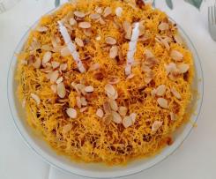 BOLO DE AMENDOA E GILA