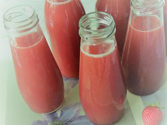 Variante Iogurte líquido de Banana e Morango