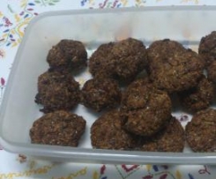 Bolinhos de aveia e linhaça 