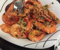 Gambas salteadas