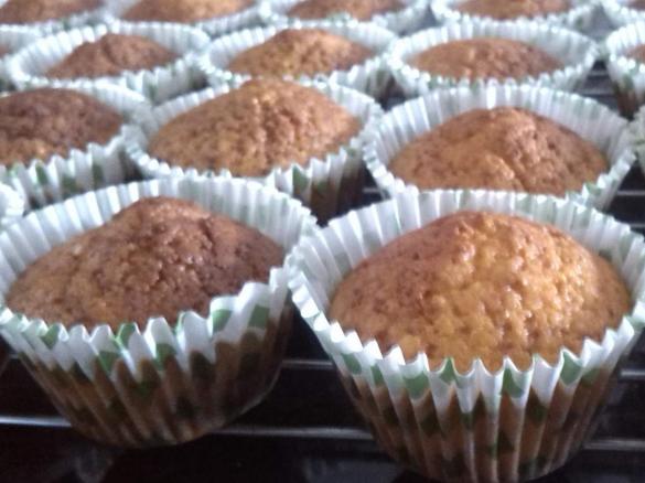 Queques de Laranja e Cenoura