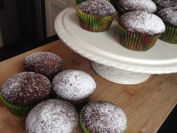 Banana e Chocolate Muffins