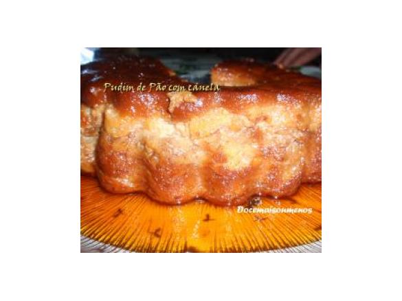 Pudim de Pão com canela