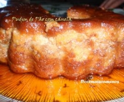 Pudim de Pão com canela