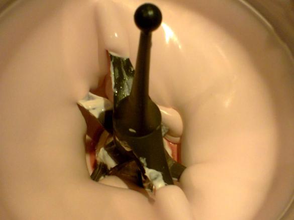 Gelado Morango e Tang