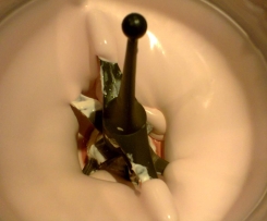 Gelado Morango e Tang