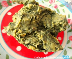 Esparregado de nabiças e batata-doce