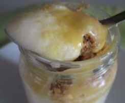 Iogurte cheesecake de limão