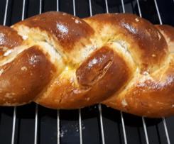 Trança com massa-mãe