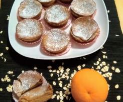 Queijadas de queijo quark e laranja