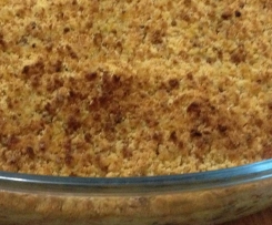 Bacalhau com broa de milho e espinafres