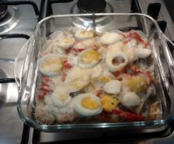 Pescada e Batata Doce Gratinadas