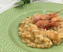 Risoto de camarão