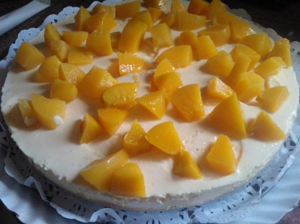 Cheesecake de Pêssego