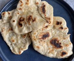 Pão Naan de Alho e Queijo