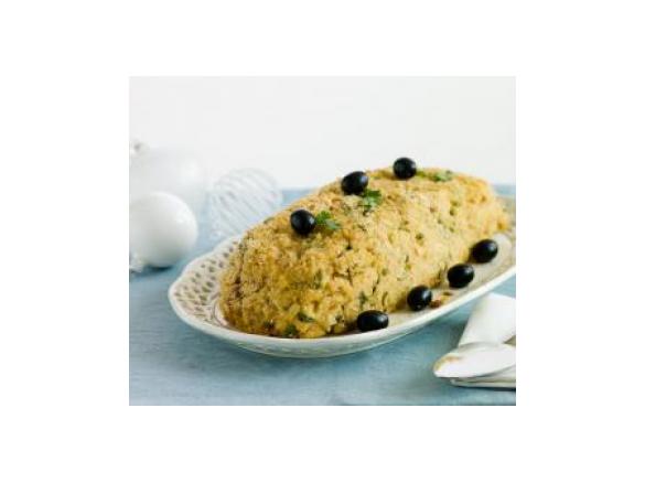 Rolo de Bacalhau com Broa