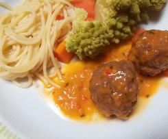 Almôndegas com molho de cerveja