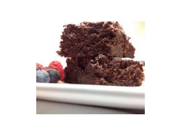 Brownies de cacau puro e abóbora