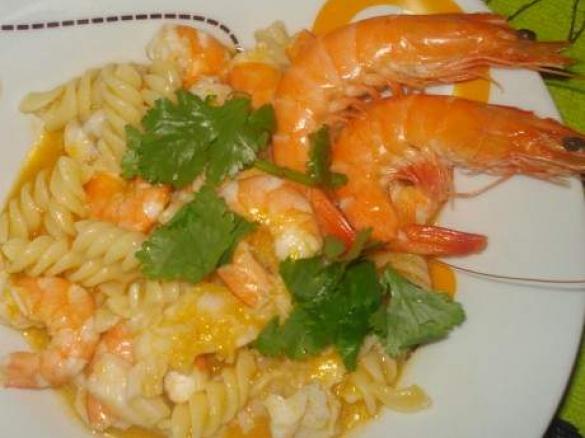 Massada de Tamboril com gambas