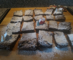 Brownies de chocolate sem glúten