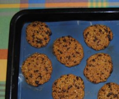 Bolachas de aveia sem manteiga