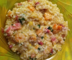 Risotto de camarão