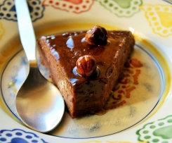 Pudim de Chocolate com Avelã e Nozes