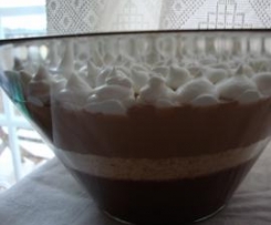 Mousse de chocolate dupla