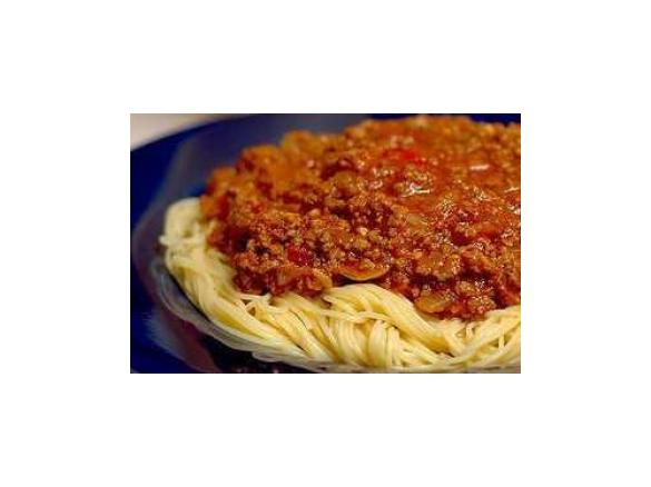 Carne picada á Bolonhesa