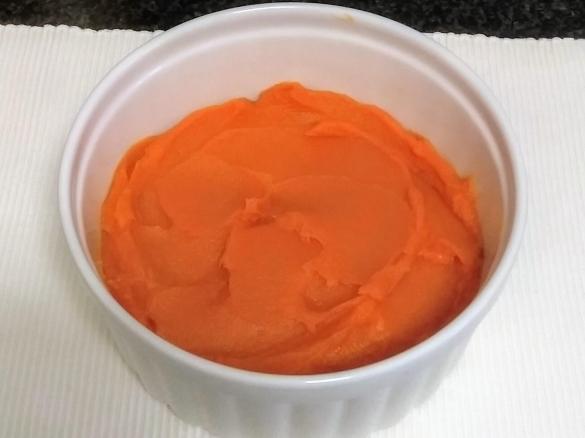 Puré de batata doce assada