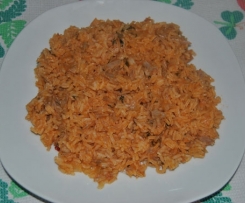 Arroz integral com atum