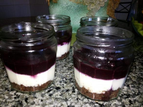 Frasquinhos cheesecake