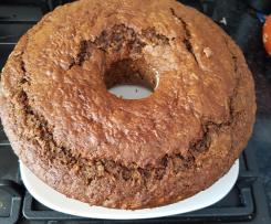 Bolo de courgette e nozes