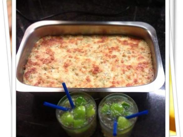 BACALHAU COM ESPARGOS E CAMARÃO